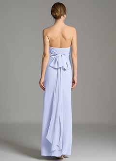 Azazie Ailanie Jurken voor bruidsmeisjes Jurk van Chiffon met Zeemeermin Strapless Lavendel image2