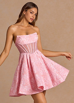 Imogen Multi Rosa Mini abito image6