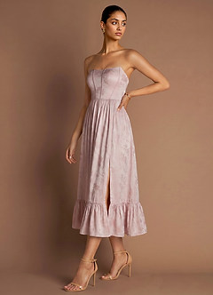 Floria Soft Pink Midi Dress image4