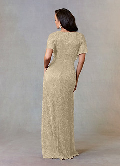 Upstudio Yuma Final Sale Mulberry A-Line Metallic Mesh Dress image2