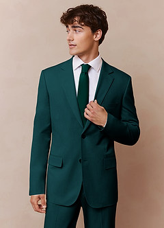 front James Pine Structured Stretch Suit Jacket