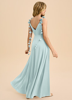 Azazie Gumdrop Junior Klä av Imperium i Stretch Satin Plisserad image1