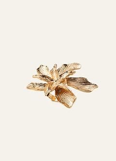 front Statement Flower Ring