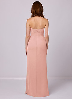 Barbie ♥ Azazie Bridesmaid Dresses Rosette Sheath Strapless Chiffon Convertible Dress image5