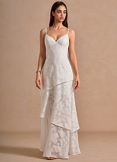 Piretha 화이트 맥시 드레스 image3