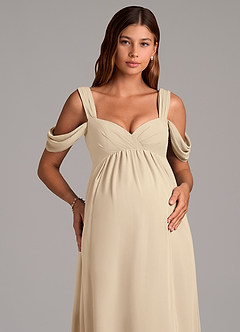 Azazie Rhea Final Sale A-Line Pleated Chiffon Floor-Length Dress image7