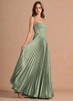 Robe Maxi Agave Vert Lethira image3