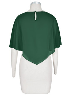 front Azazie Whilhelmina Chiffon Wrap