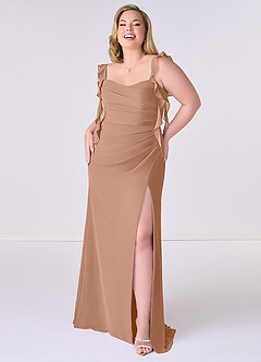 Barbie ♥ Azazie Bridesmaid Dresses Sweetheart Pleated Ruffle Chiffon Mermaid Dress image7