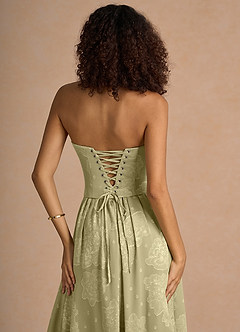 Vestido Celadón Midi Isaura image6