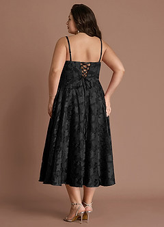 Sylvie Midi Klänning Svart image8