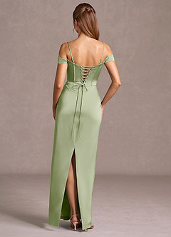 Vestido Verde Claro Largo Lorelei image2