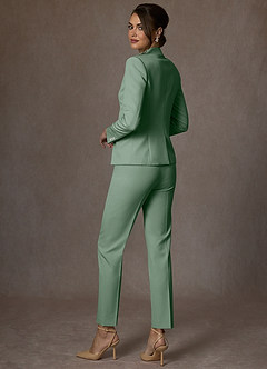 front Whitney Matcha Blazer elasticizzato strutturato