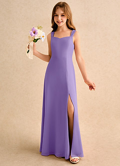 Azazie Makani Girls Formal Flower Girl Dresses Tahiti A-Line Sweetheart Neckline Chiffon Dress image1