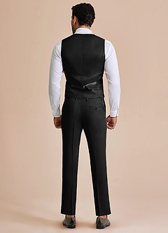 front William Noir Gilet de costume