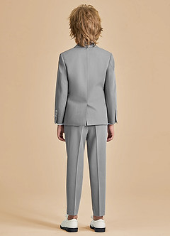 front Oliver Boys Grey 5-Piece Suit