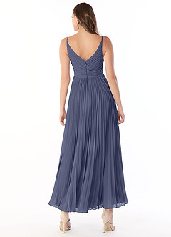 Azazie Raychelle Bridesmaid Dresses Stormy A-Line V-Neck Chiffon Dress image2