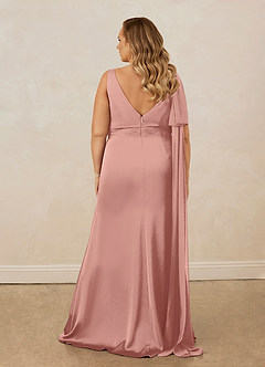 Christian Siriano Bridal for Azazie 1011 Bridesmaid Dresses Rosette Mermaid Bow Stretch Satin Dress image19