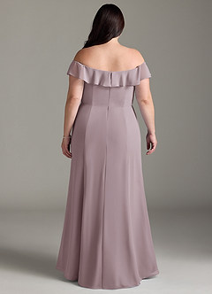 Azazie Sophie Bridesmaid Dresses Dusk A-Line Off the Shoulder Chiffon Convertible Dress image7
