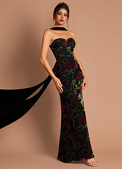 evening dress multi size Multi-Tie Red Evening Dress