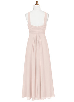 Azazie Anthea Junior Rose Petal Pleated Chiffon Dress image7