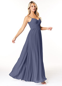 Azazie Lisbon Bridesmaid Dresses Stormy A-Line Sweetheart Neckline Chiffon Dress image1