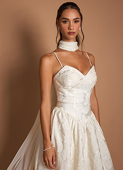Midi jurk Astra Franse Witte image7