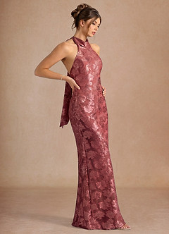 vestido Maxi Rosa Vintage Dillon image4