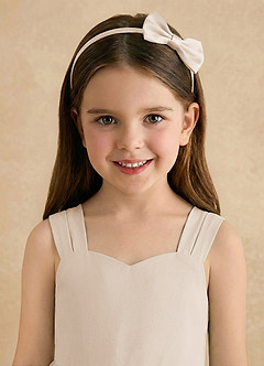 front Girls Satin Headband