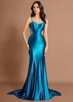 Doriane Blue Maxi Dress image4