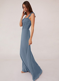 Barbie ♥ Azazie Bridesmaid Dresses Twilight A-Line Sweetheart Neckline Chiffon Dress image4