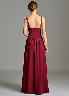 Azazie Porscha Suknie dla druhen Linia A Dekolt w kształcie serca Szyfon Do ziemi Sukienka image6