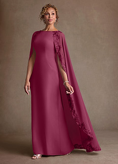 Azazie Artemisia 신부의 어머니 드레스 쉬스 레이스 쉬폰 플로어 길이 드레스 image4