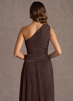 Vestido Chocolate Largo Brynlee image6