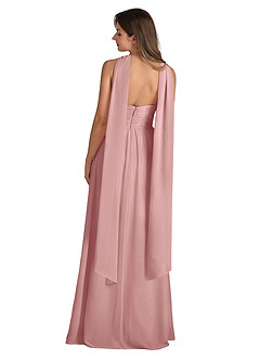 front Azazie 매칭 컬러 쉬폰 스카프