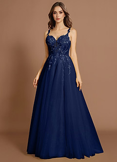 Kaelis Navy Maxi Dress image3