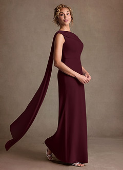 Azazie Bassi Suknie dla Matki Panny Młodej Syrena Zza ramienia Siatka Długość podłogi Sukienka image3