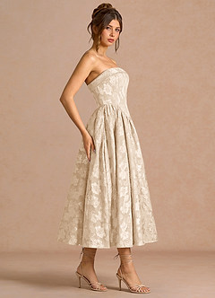 Sadie Creme Midikjole image3