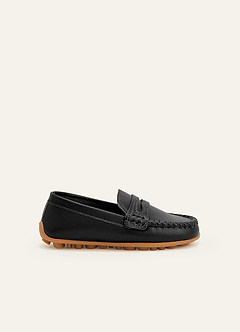 front Classic Kids PU Penny Loafers
