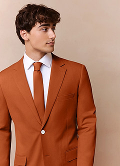 front James Orange Brûlée veste de costume