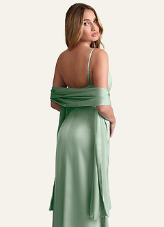 front Azazie Scialle In Raso Elasticizzato Irlanda In Colori Coordinati