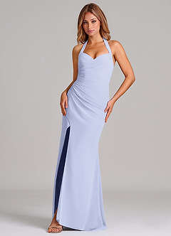 Azazie Emeria Suknie dla druhen Syrena Dekolt w kształcie serca Szyfon Do ziemi Sukienka image1