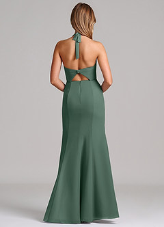 Azazie Emeria Suknie dla druhen Syrena Dekolt w kształcie serca Szyfon Do ziemi Sukienka image2