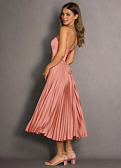Robe Mi-Longue Corail Celene image4