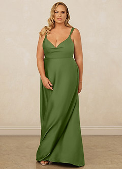 Christian Siriano Bridal for Azazie 1001 Bridesmaid Dresses Juniper A-Line Sweetheart Neckline Stretch Satin Dress image15