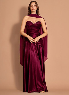 Veylith Wine Maxi Dress image3