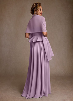Azazie Josabeth Mother of the Bride Dresses Wisteria A-Line Pleated Chiffon Dress image3