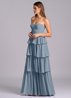 Azazie Faye Bridesmaid Dresses Twilight A-Line Sweetheart Neckline Chiffon Dress image5