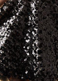 Bianka Black Shimmer Mini Dress image6