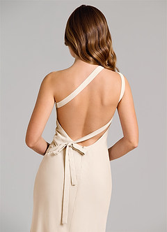 Azazie Monroe 신부 들러리 드레스 쉬스 한쪽 어깨 쉬폰 바닥 길이 드레스 image6